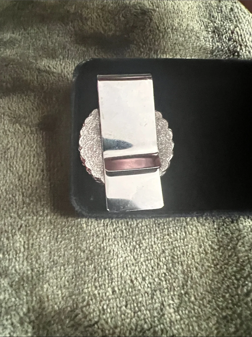 Silver Tone Presidential Half Dollar Money Clip